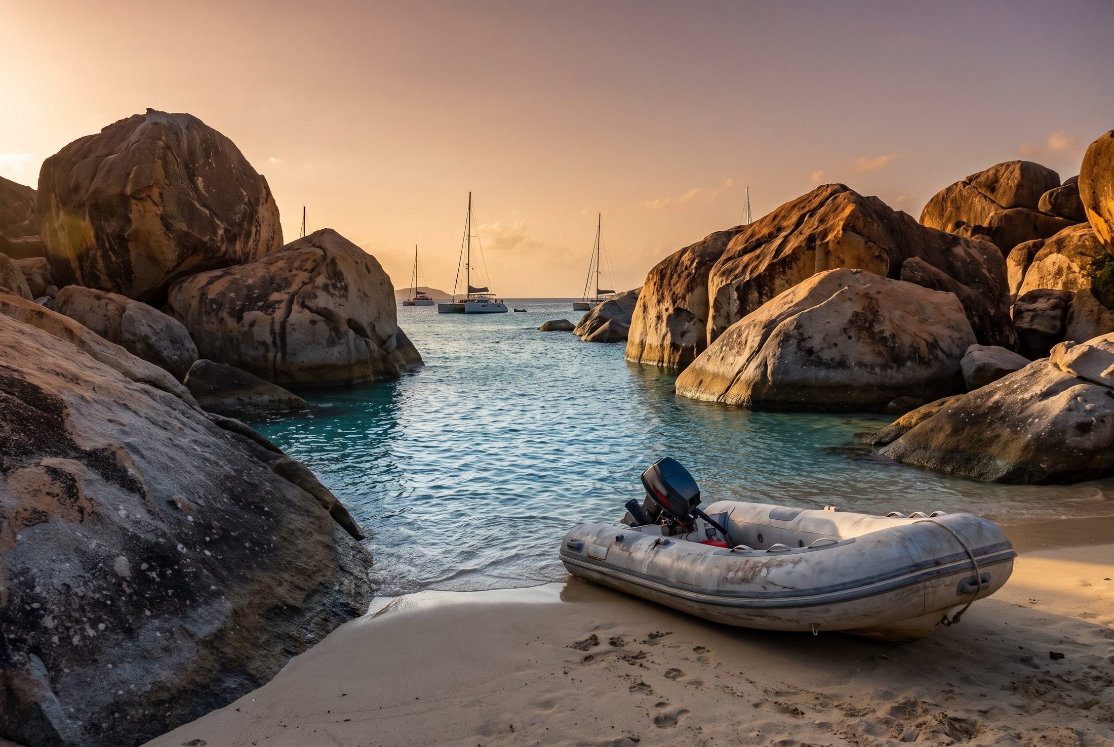 Caribbean anchorage