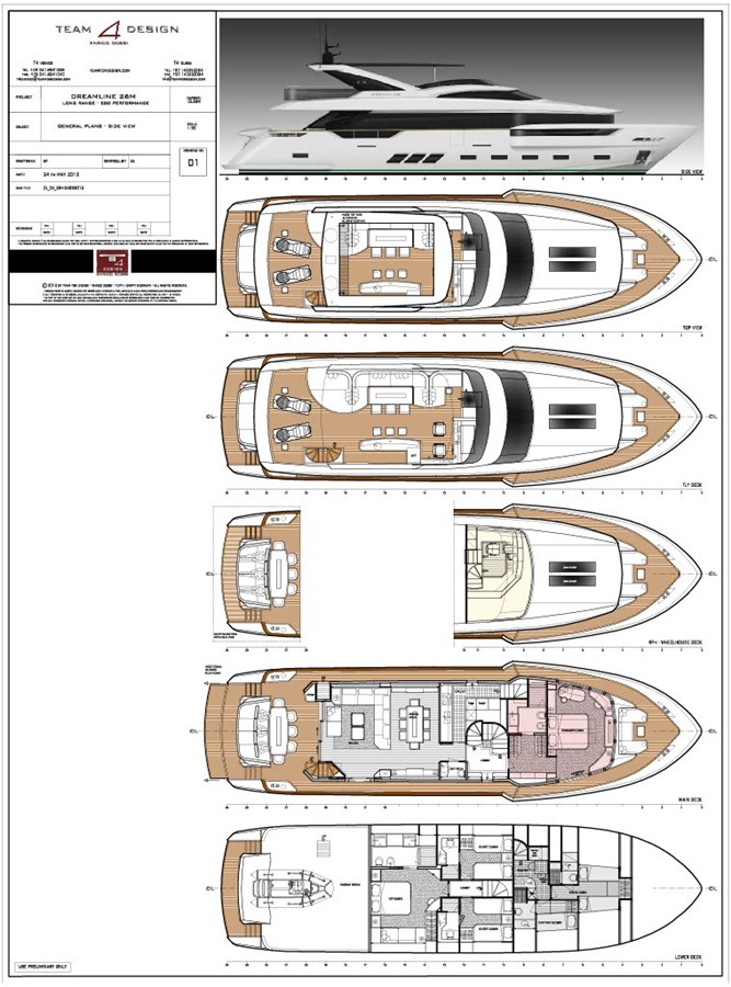 THE PEDDLER general arrangement plan
